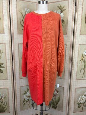 1980s Milli Colourblock Sweater Dress
